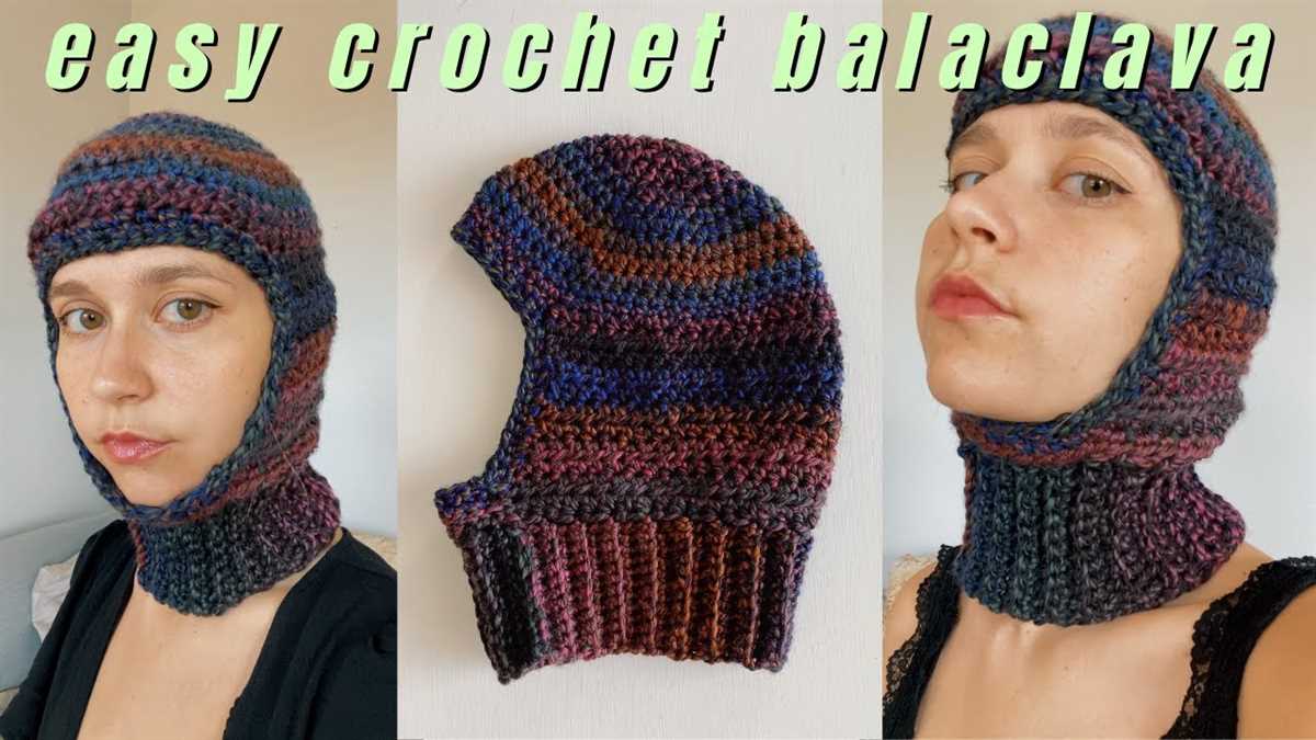 Free balaclava knitting pattern straight needles