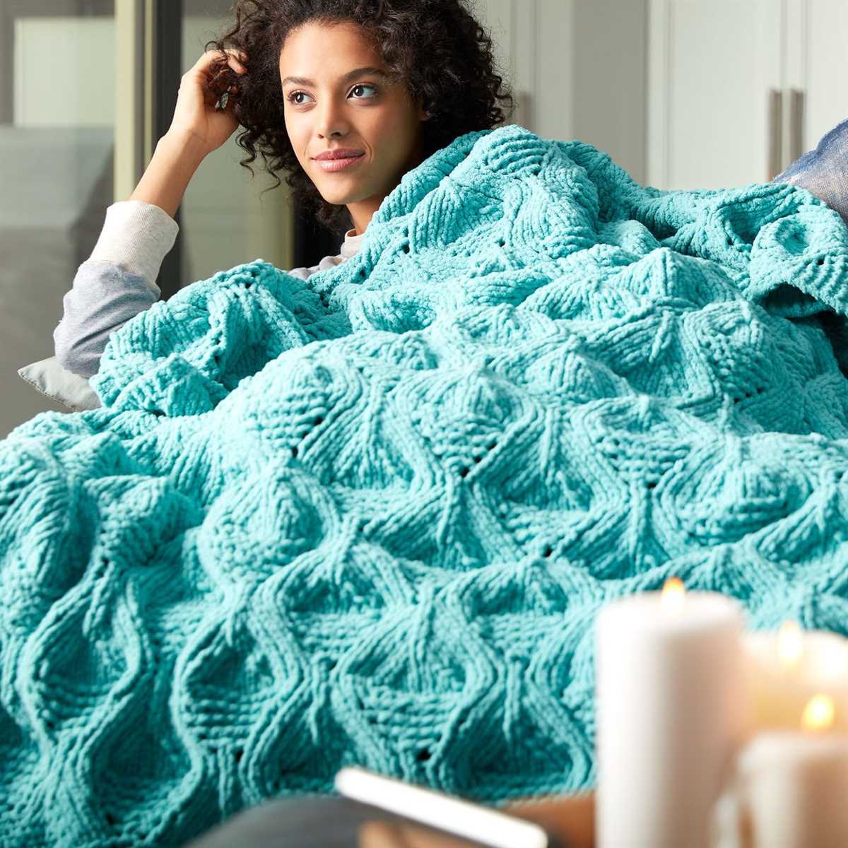 Free bernat blanket knitting patterns