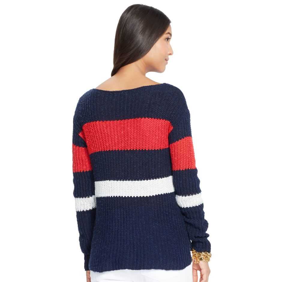 Free boat neck sweater knitting pattern