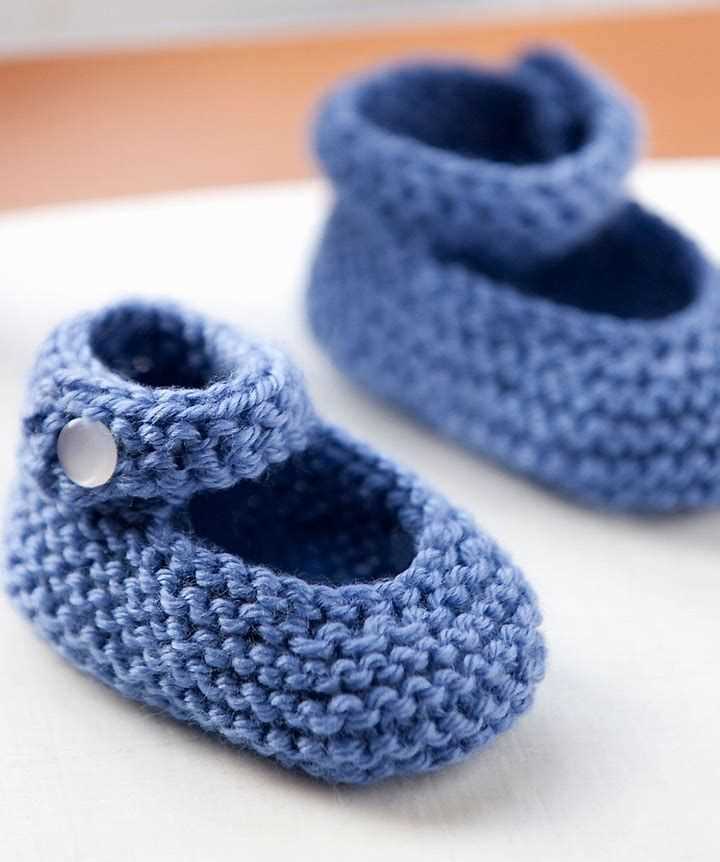 Free booties knitting pattern