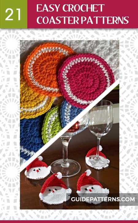 Free coaster patterns knit