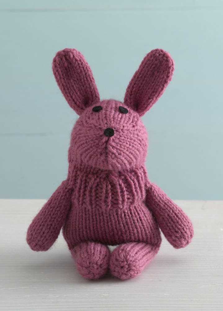 Free creme egg bunny knitting pattern