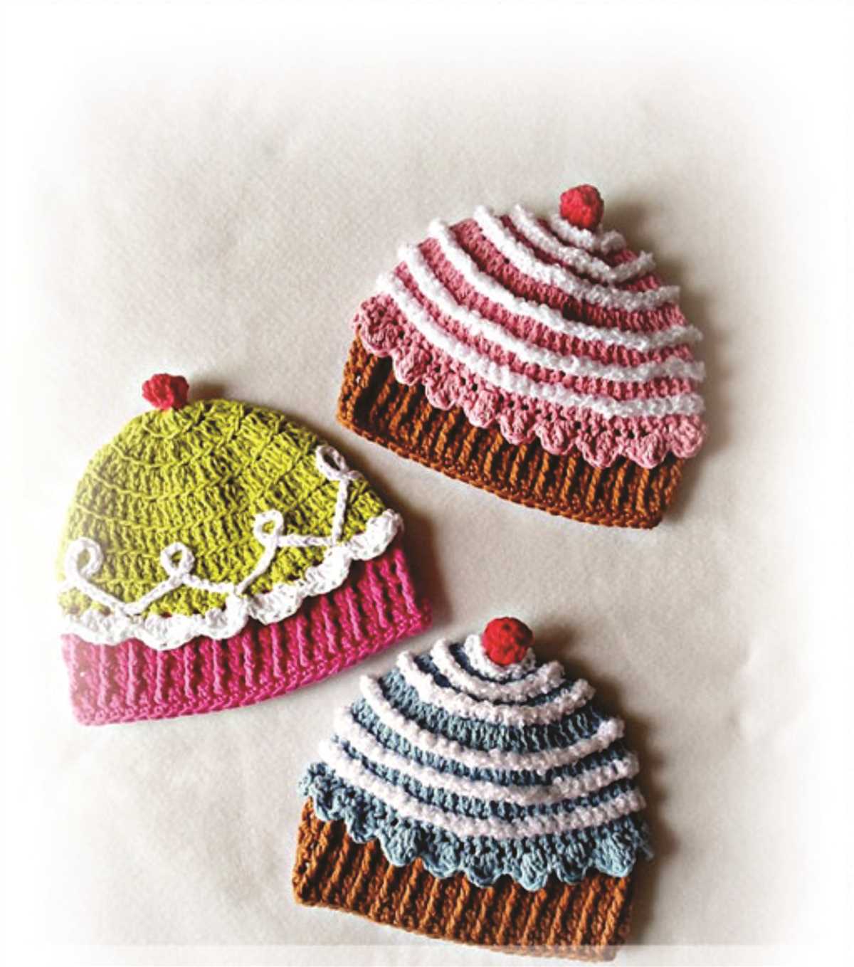 Free cupcake hat pattern knit