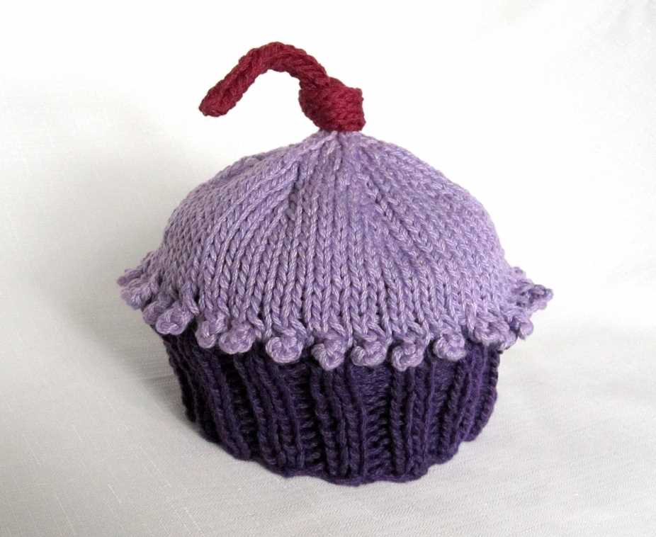 Free cupcake hat pattern knit