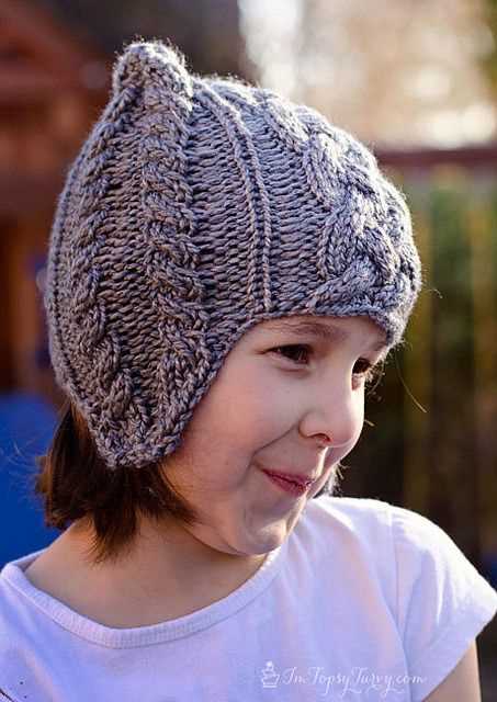 Free earflap knitting pattern