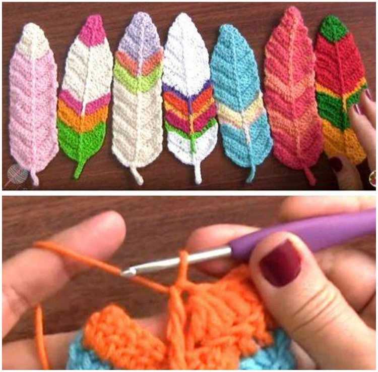 Free feather knitting pattern