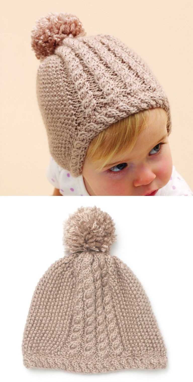 Free flat knit hat patterns