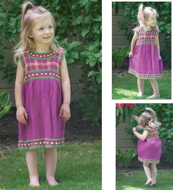 Free jumper dress knitting pattern