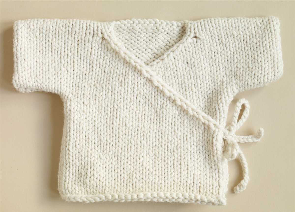 Free kimono sweater knitting pattern