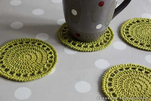 Free knit coaster patterns