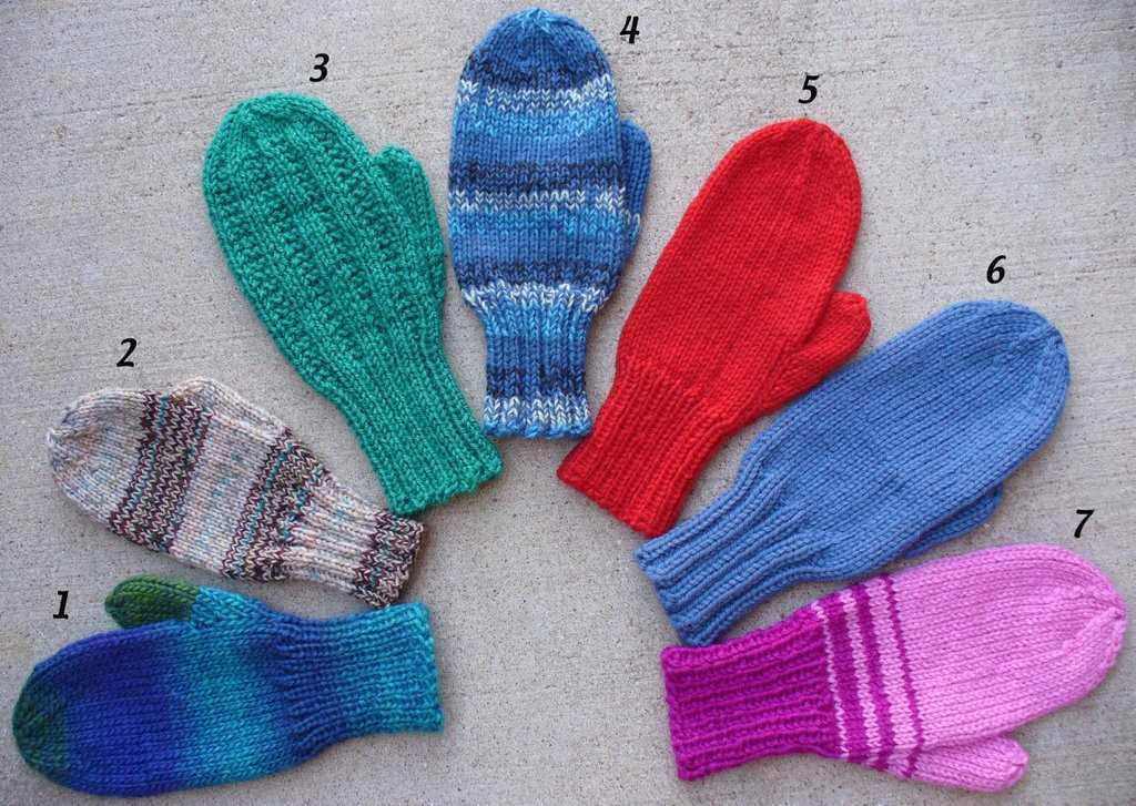 Free knit pattern for two needle mittens