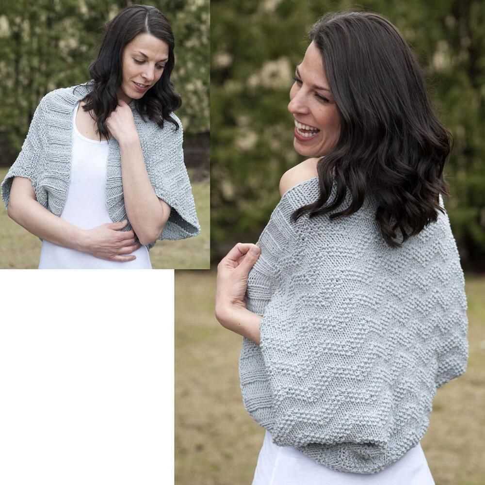 Free knit shrug pattern