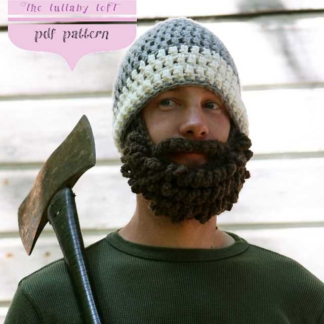 Free knitted beard pattern