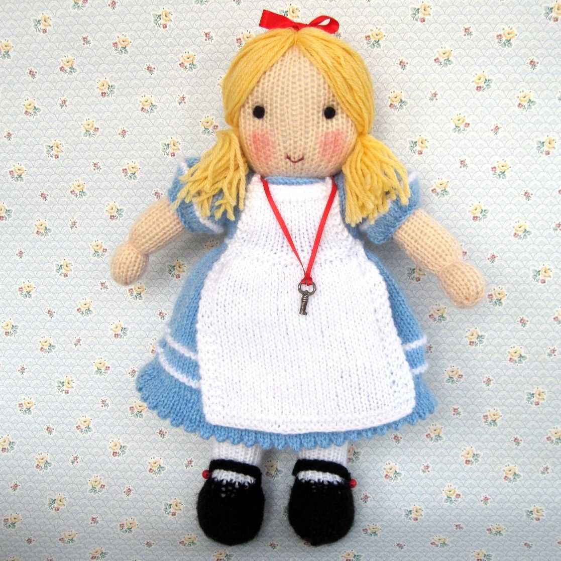 Free knitted doll patterns in english