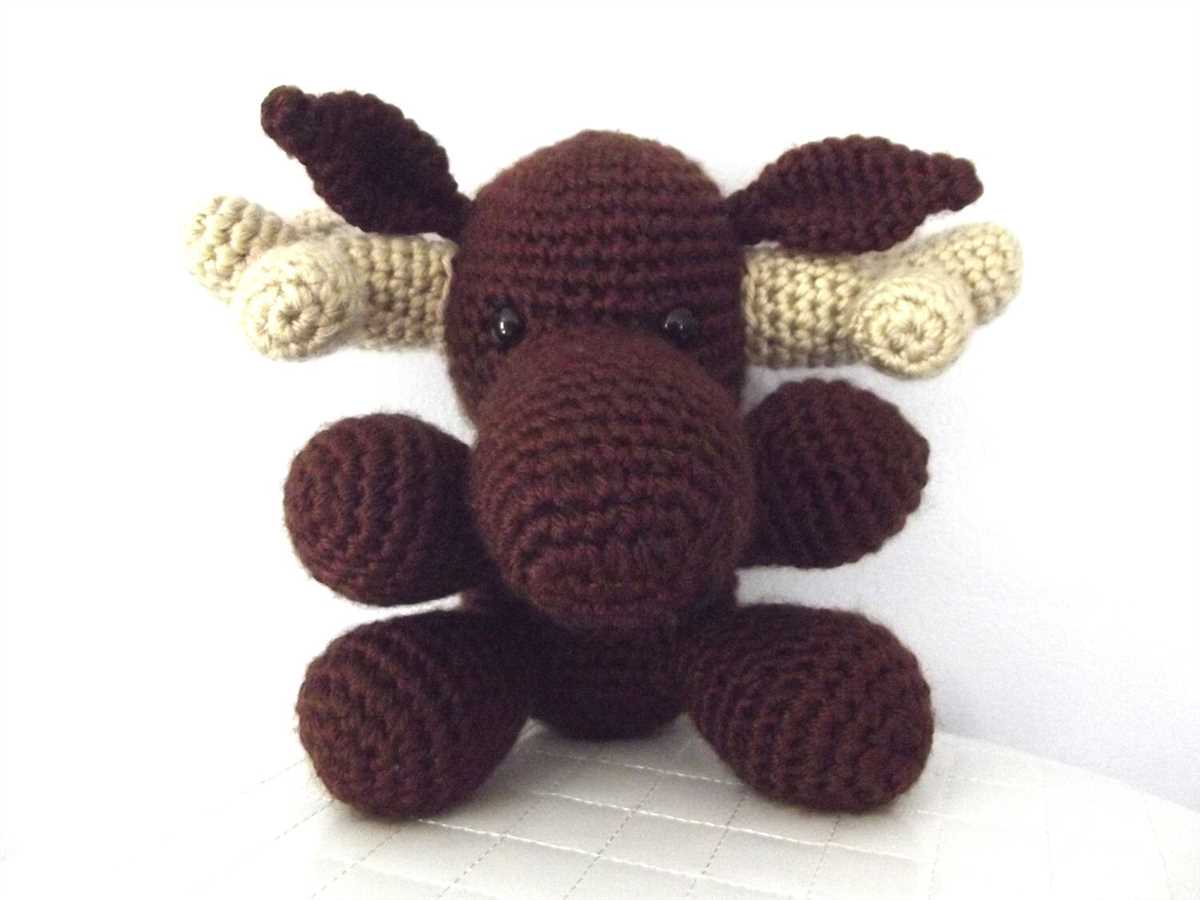 Free knitted moose pattern