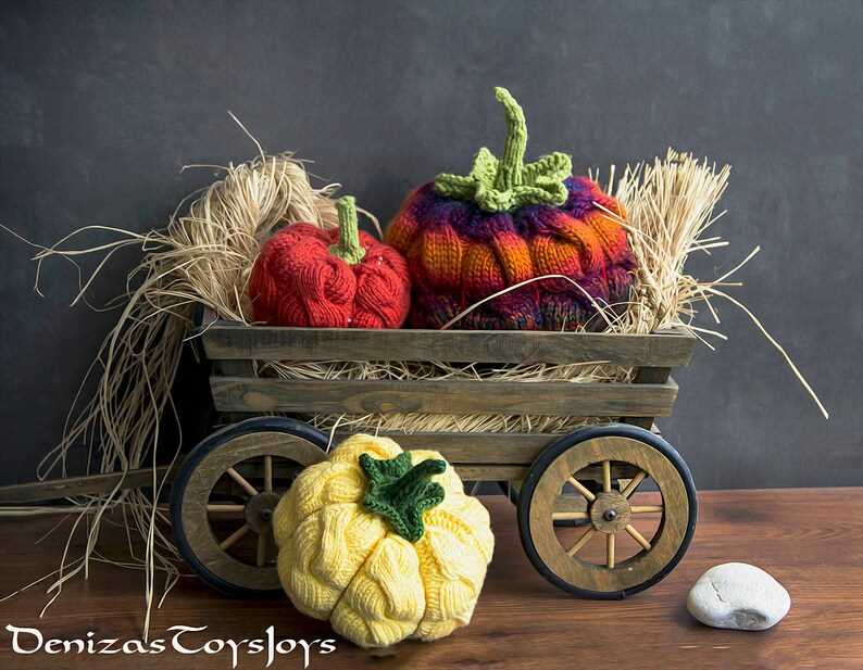 Free knitted pumpkin dishcloth patterns