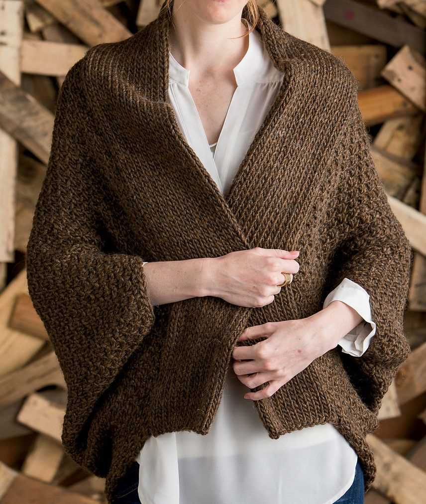 Free knitted shrug pattern