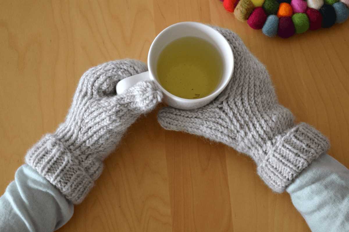 Free knitting pattern for childrens mittens