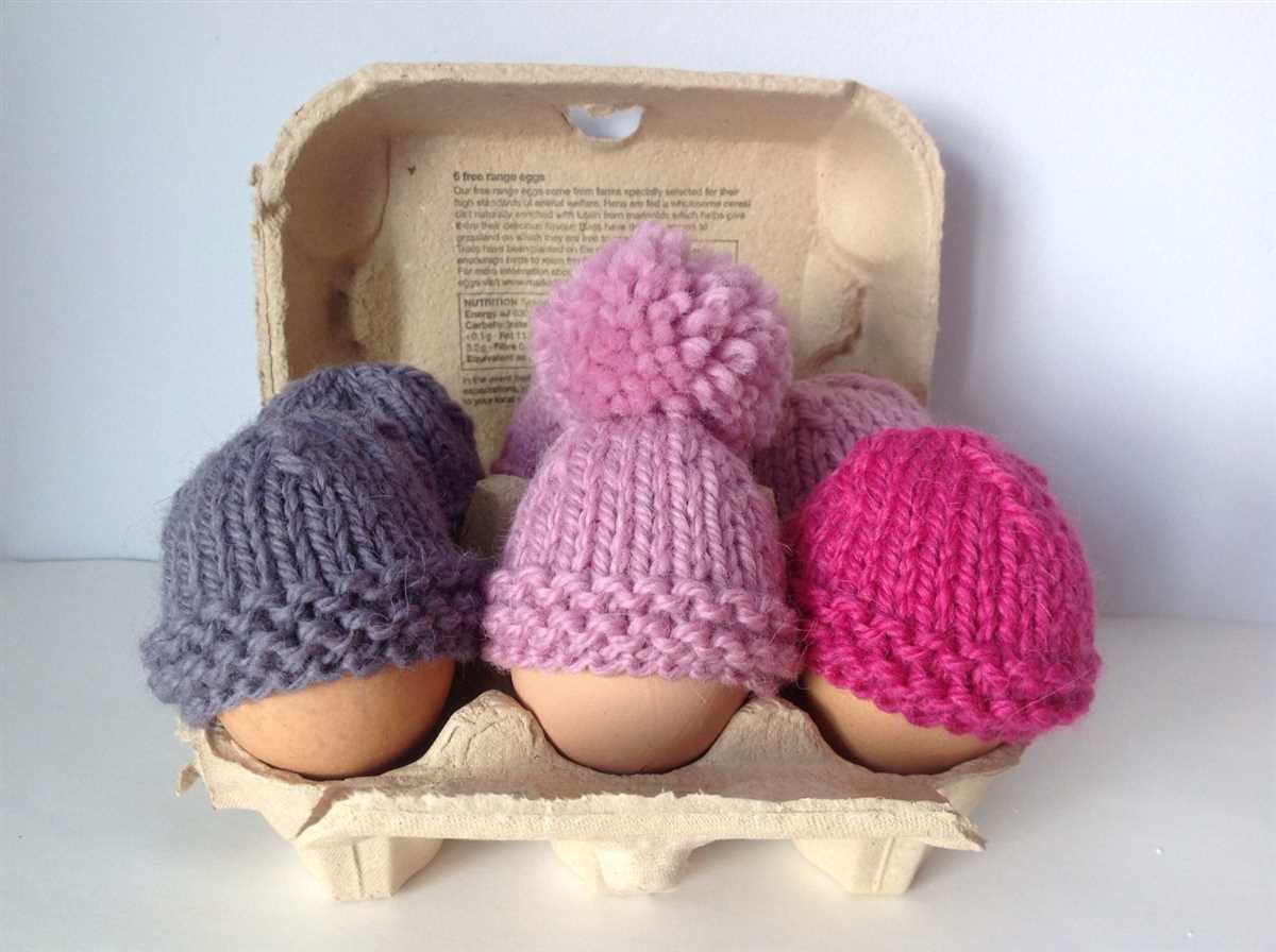 Free knitting pattern for egg cosy