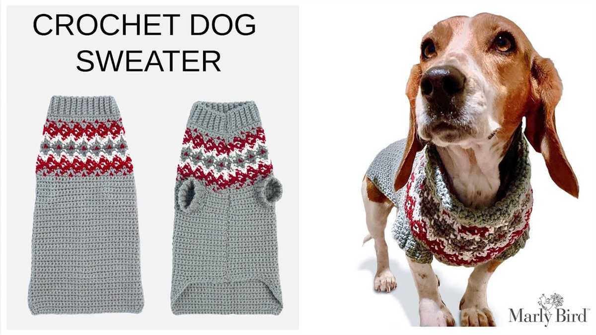 Free knitting pattern for large dog sweater