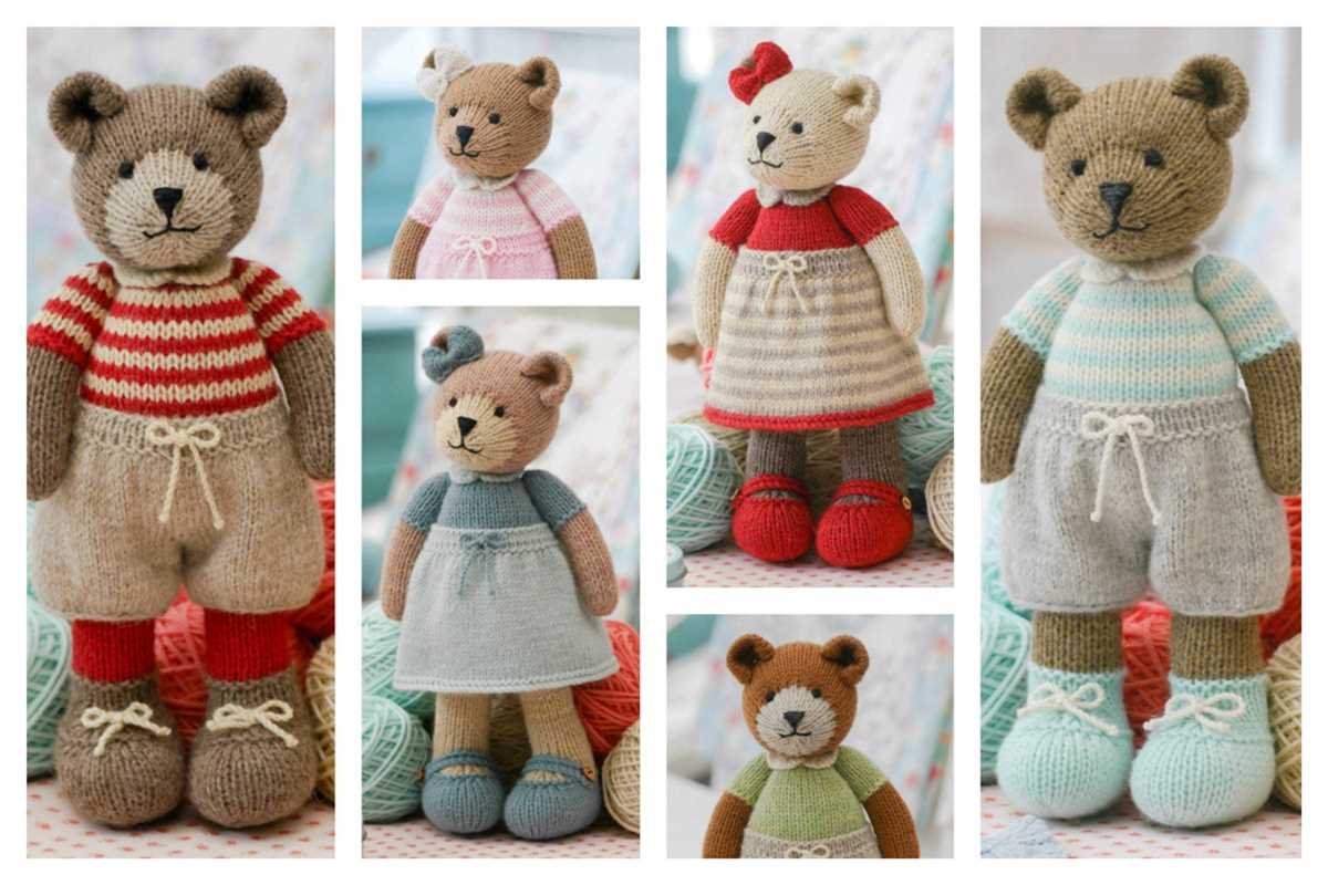 Free knitting pattern for teddy bear clothes