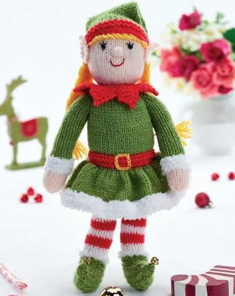 Free knitting pattern for xmas elf