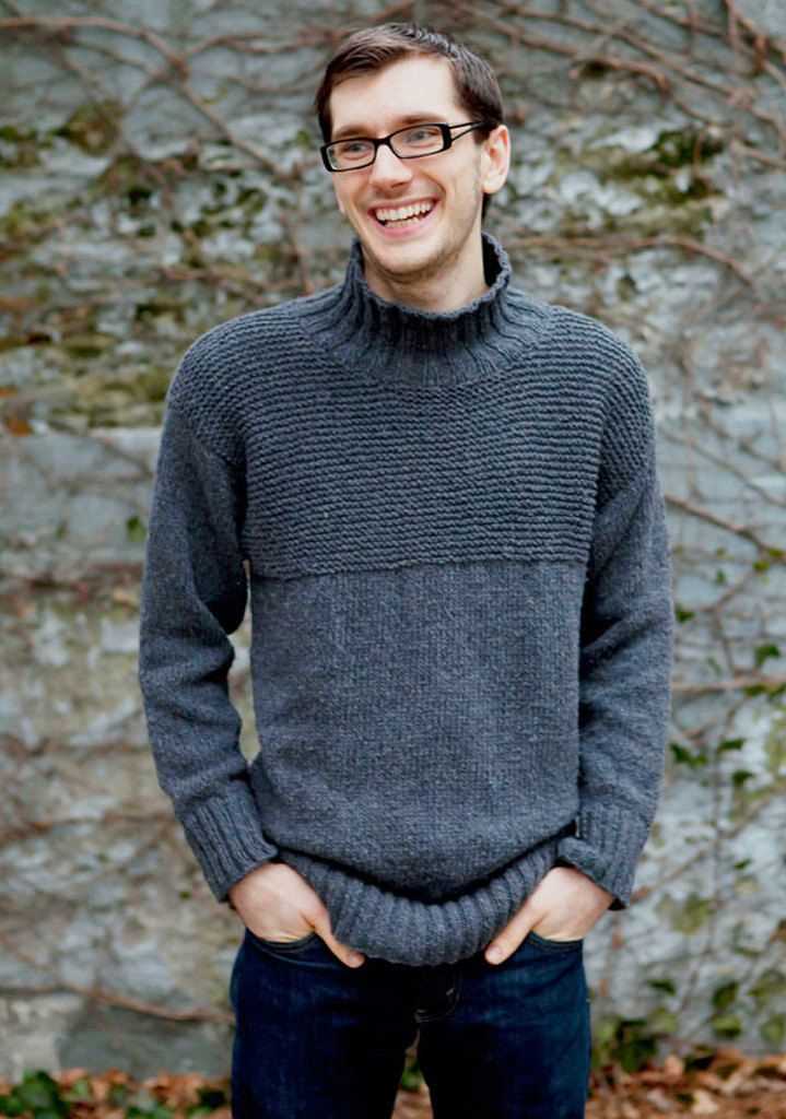 Free knitting pattern mens aran sweater