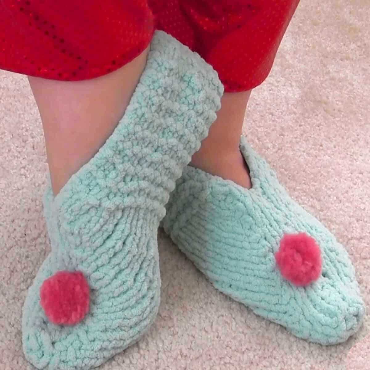 Free knitting pattern slippers