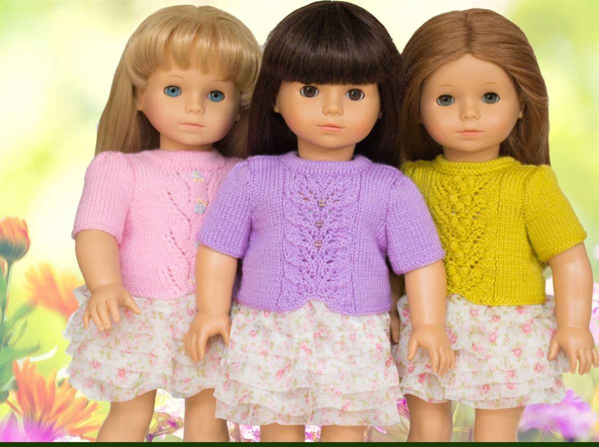 Free knitting patterns for 10 inch dolls clothes