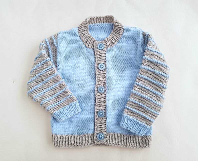 Free knitting patterns for baby boy cardigans