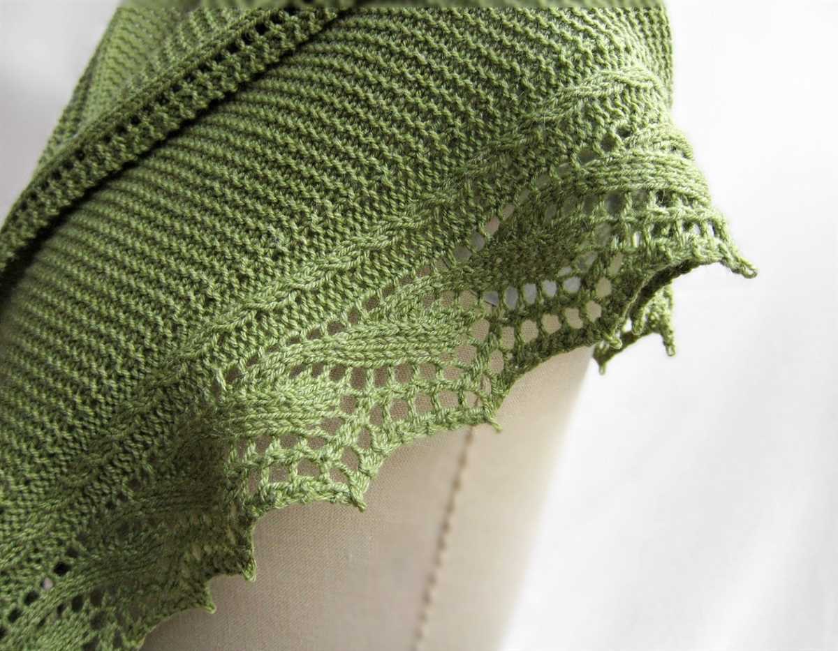 Free lace shawl knitting patterns