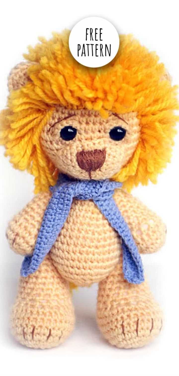 Free lion knitting pattern