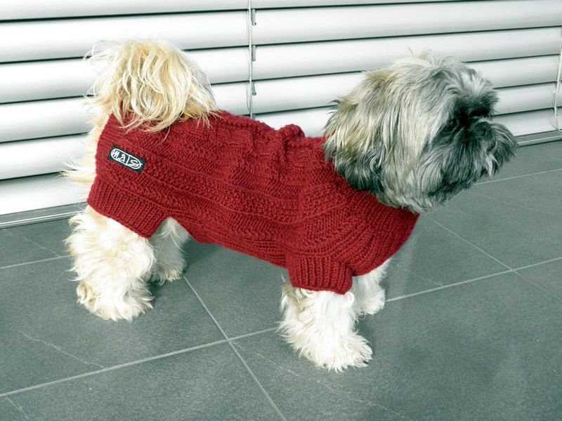 Free loom knit dog sweater pattern