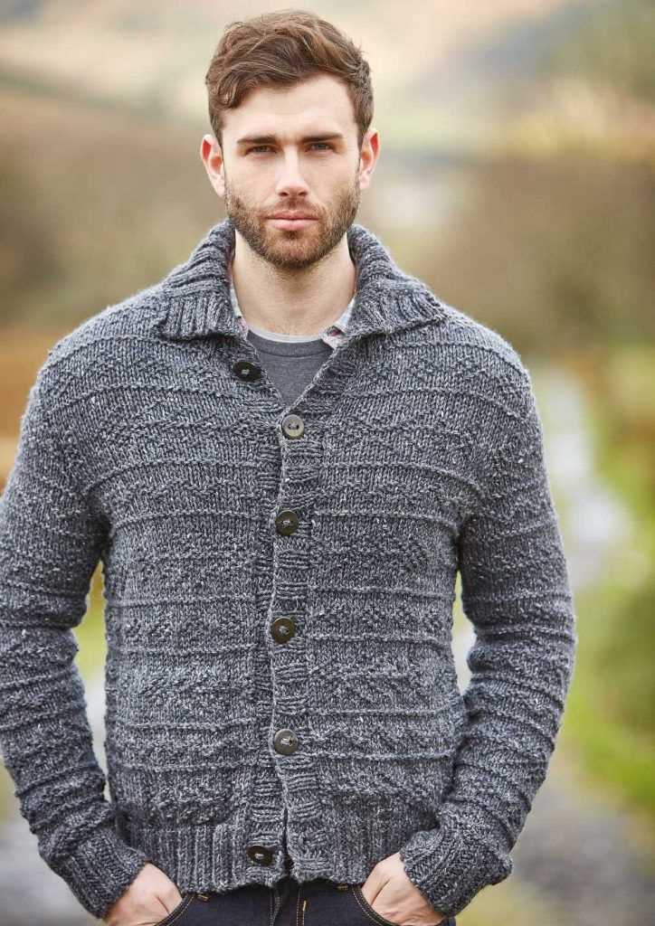 Free men's cardigan knitting patterns