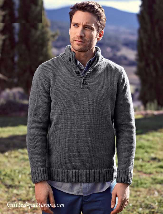 Free men's knitting patterns sweaters