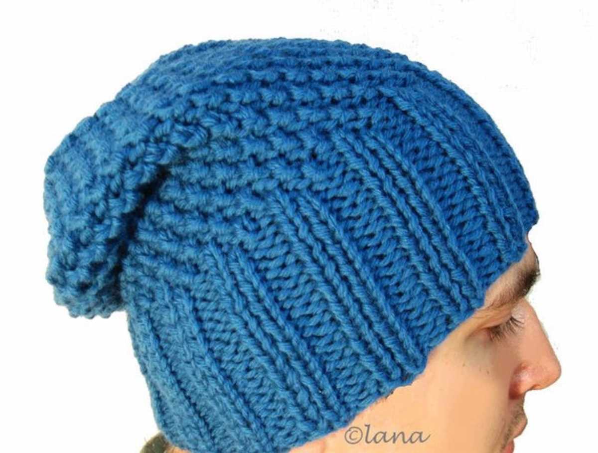 Free mens beanie knitting pattern straight needles