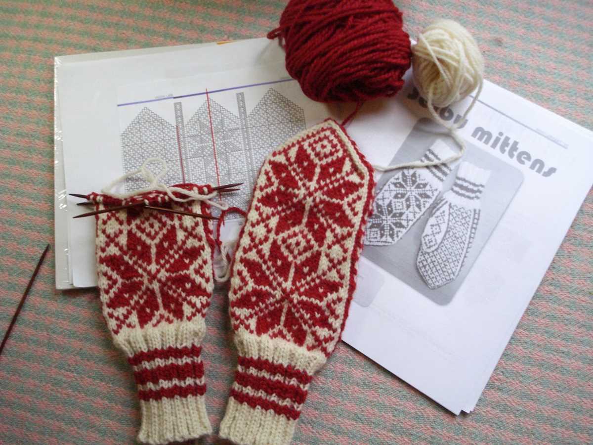 Free norwegian mitten knitting patterns