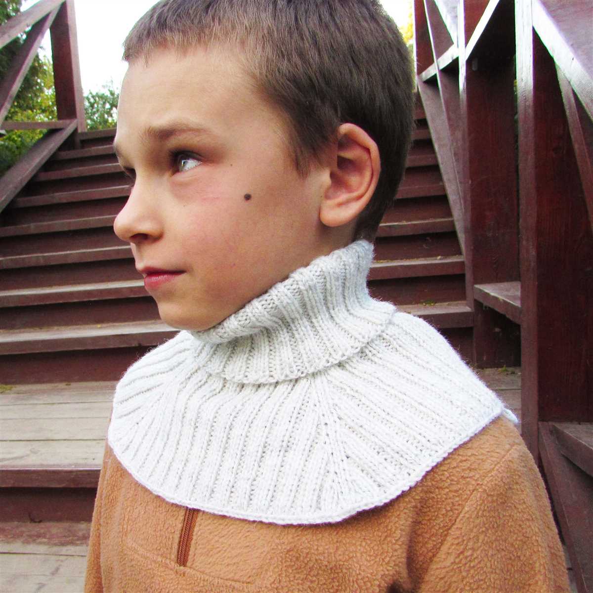 Free pattern for knitted dickie