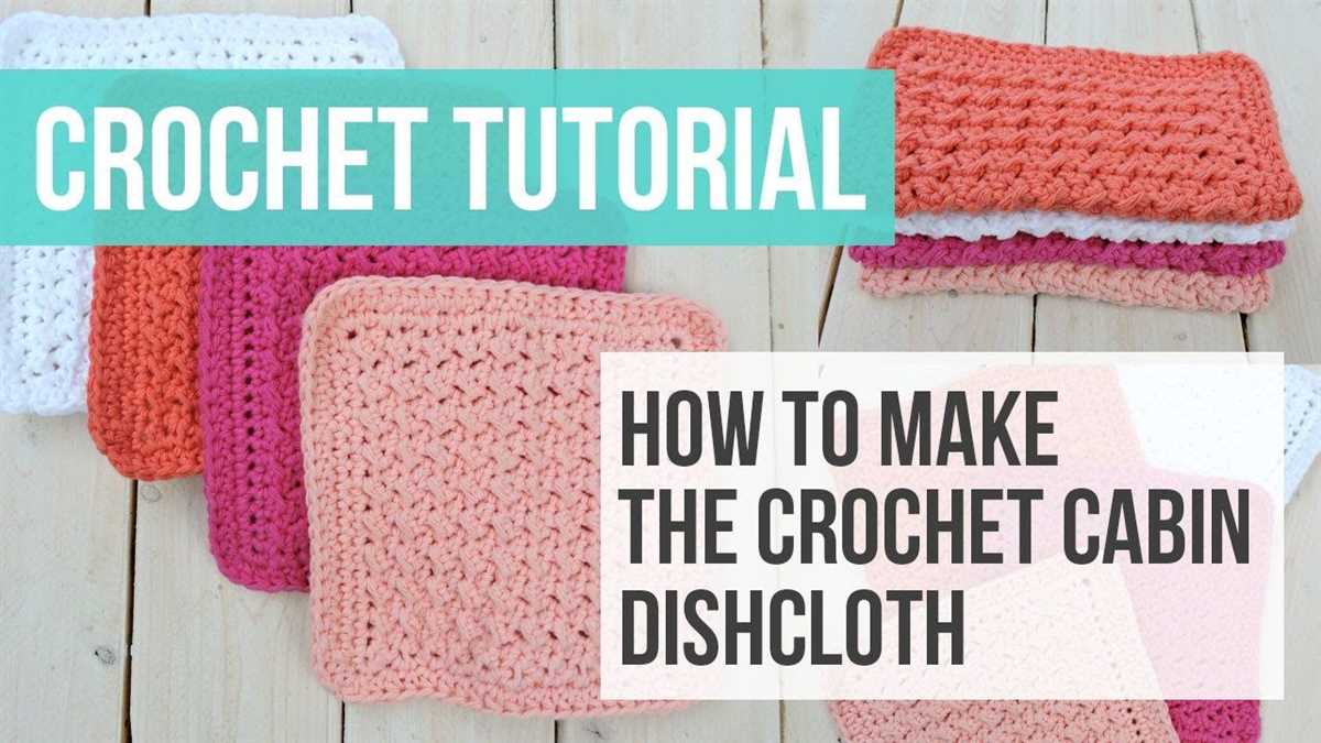 Free printable knitted dishcloth patterns