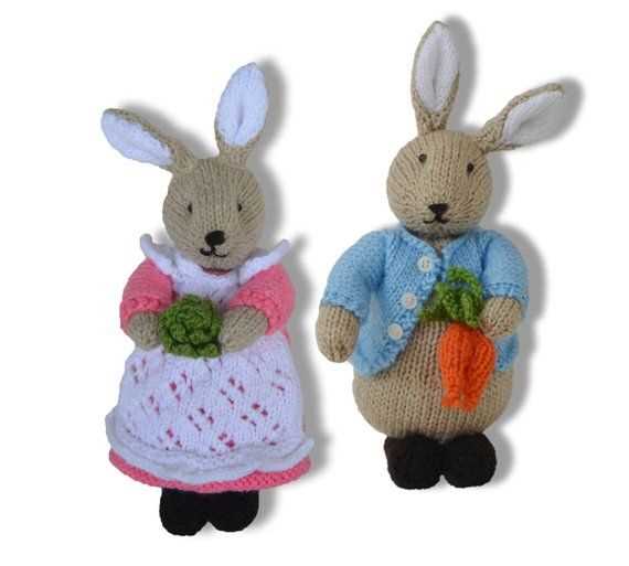 Free toy rabbit knitting patterns