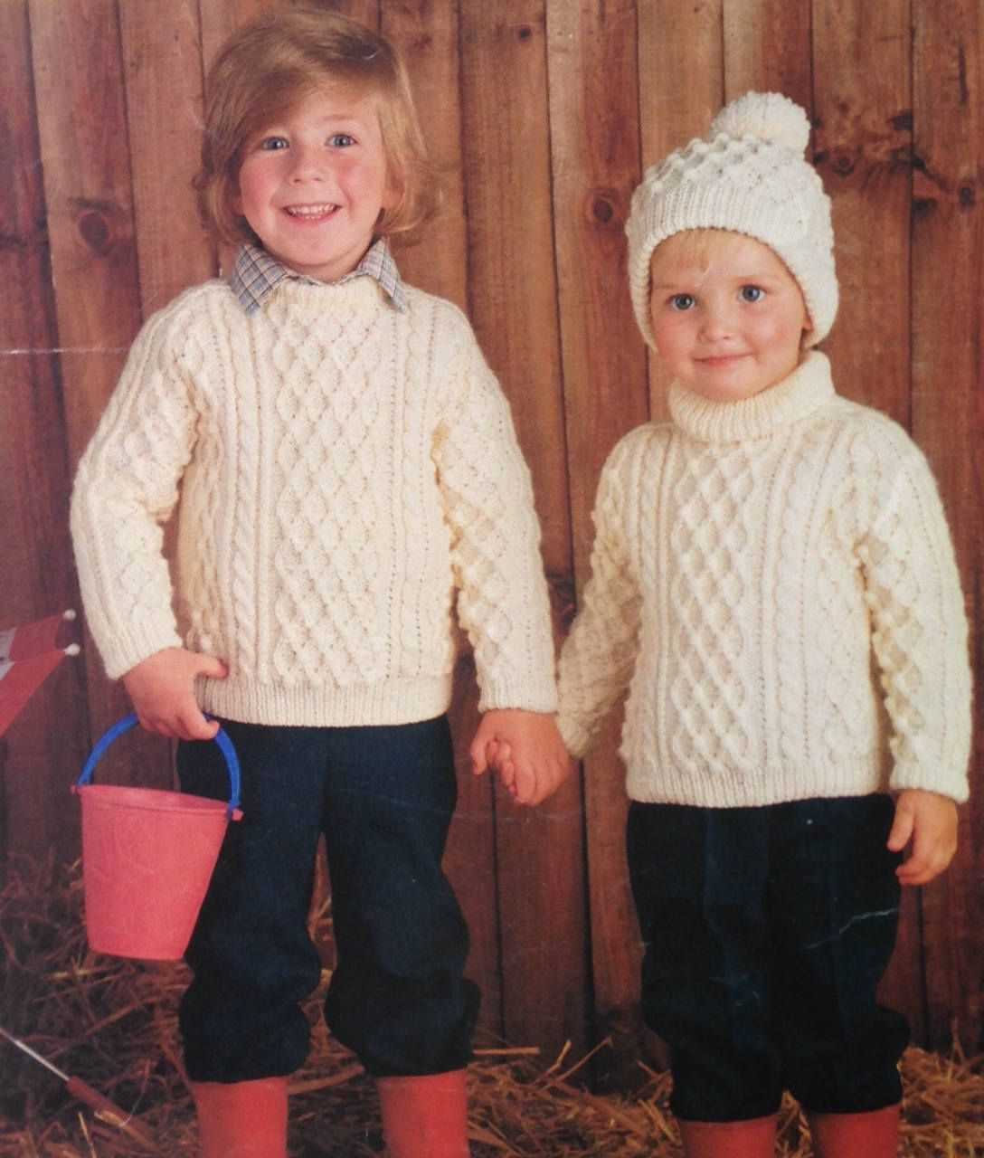 Free aran childrens knitting patterns