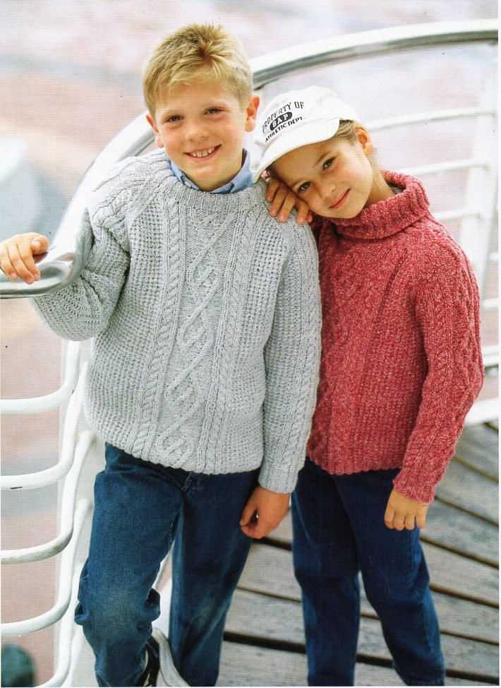 Free aran childrens knitting patterns