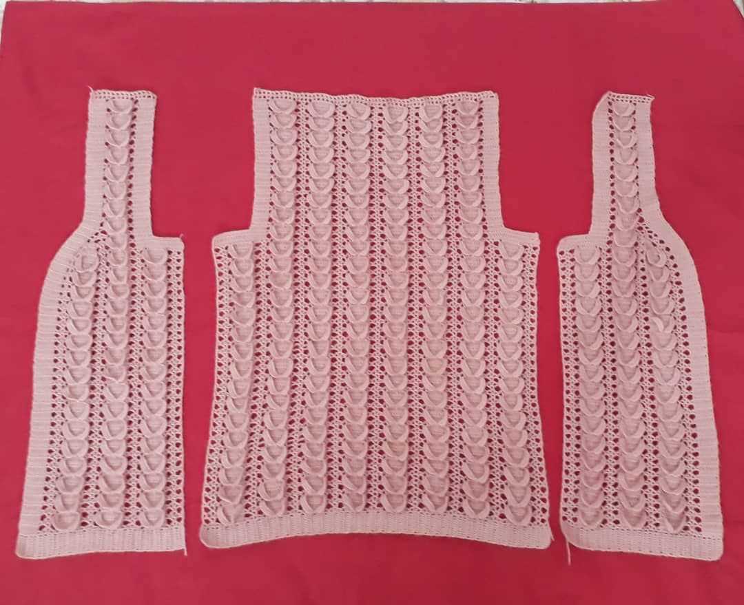 Free aran vest knitting patterns