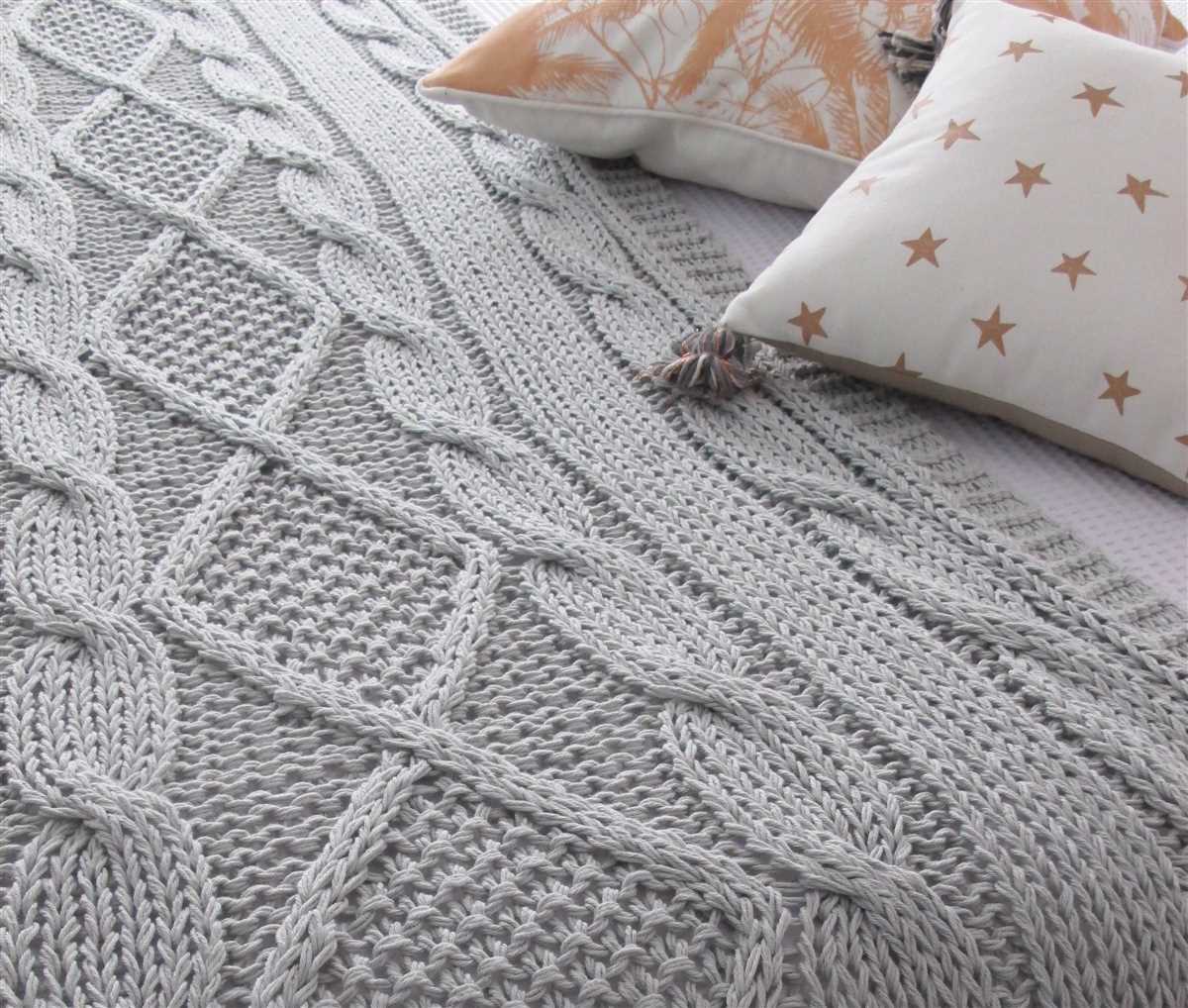 Free bed runner knitting patterns