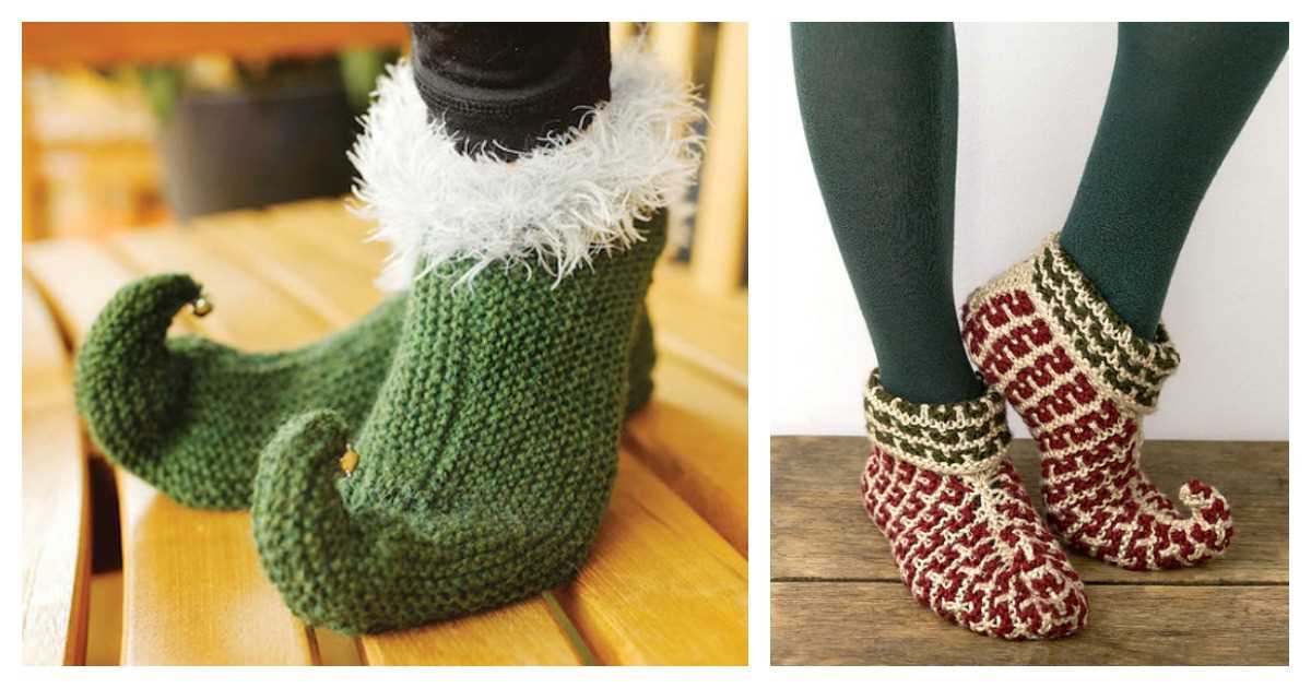 Free cable knit slipper pattern