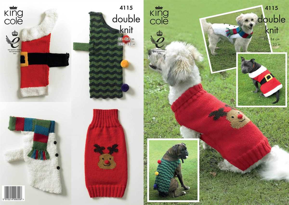 Free christmas knitting patterns for dogs