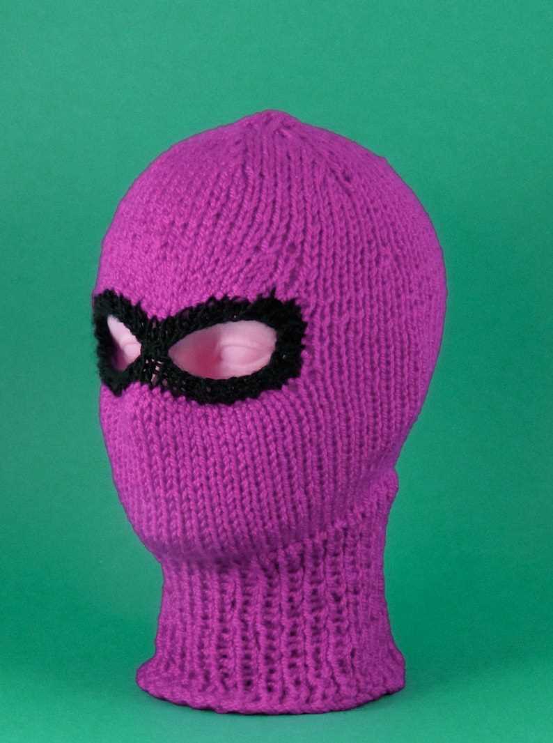 Free chunky balaclava knitting pattern