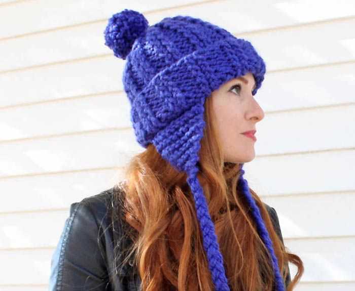 Free earflap knitting pattern