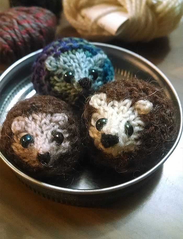 Free easy hedgehog knitting pattern