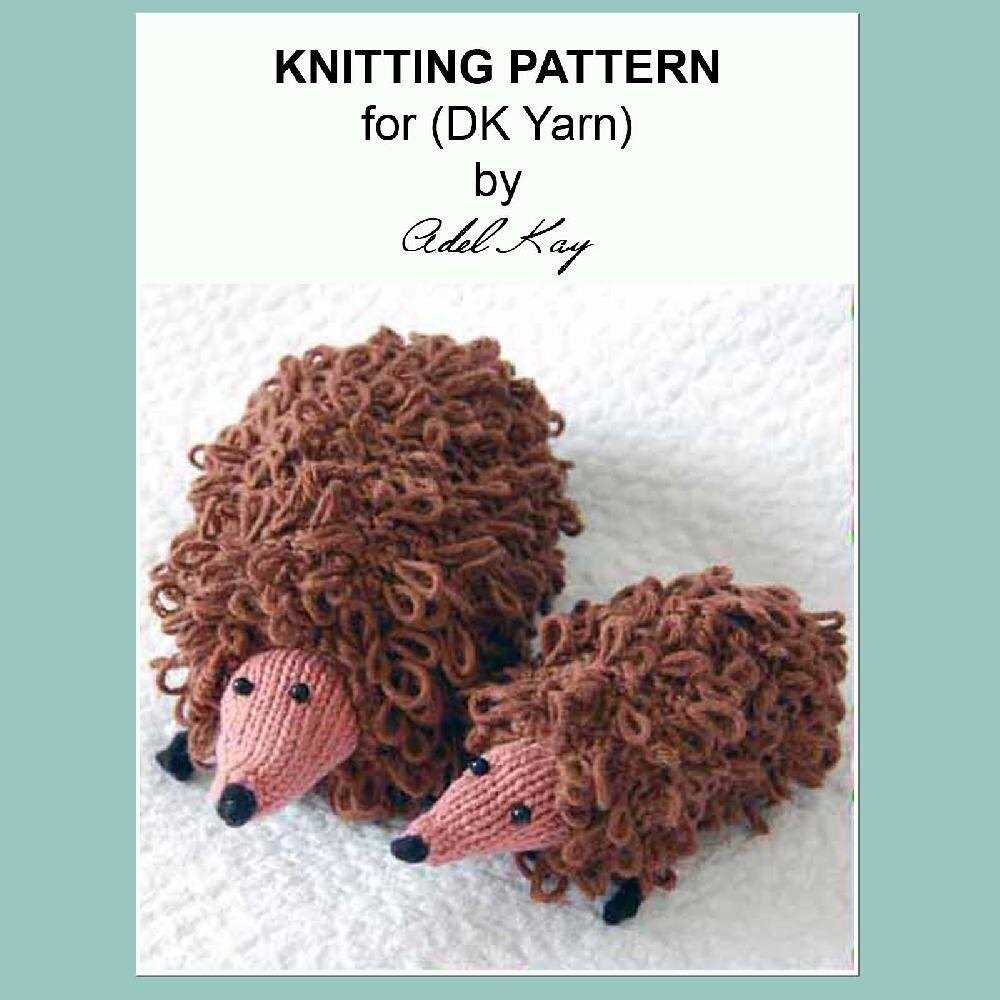 Free easy hedgehog knitting pattern